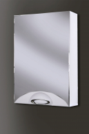 Шкафы с зеркалом, Шкаф зеркальный Ленаро 500 ПВХ