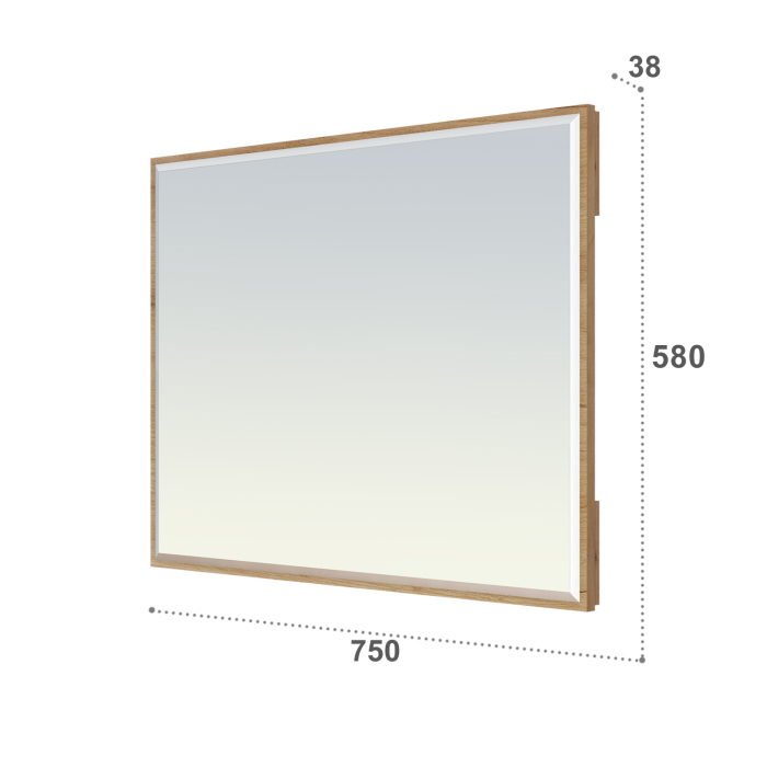 Зеркала в спальню, Зеркало Эмилия ЭЛ-24