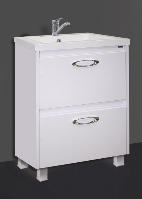 Тумбы без раковины, Тумба в ван.комн. Ленаро 700 ПВХ (чаша Атлантика)