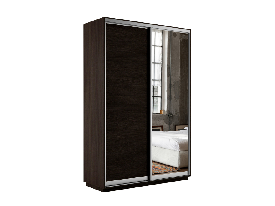 Шкафы-купе 2-х дверные, Шкаф-купе Экспресс Медиум дуо 2400 x 1400 x 450