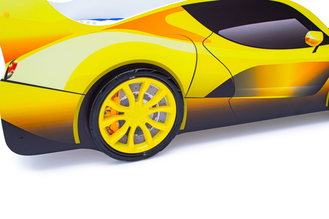 Для мальчика, Детская кровать-машина Бельмарко "Феррари", с матрасом Бельмарко "Дельта"