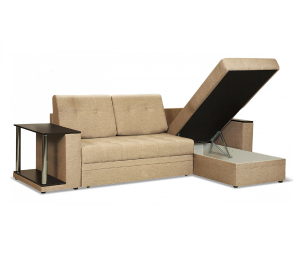 Диван-кровать угловой со столом Атланта Классик 145 , рогожка