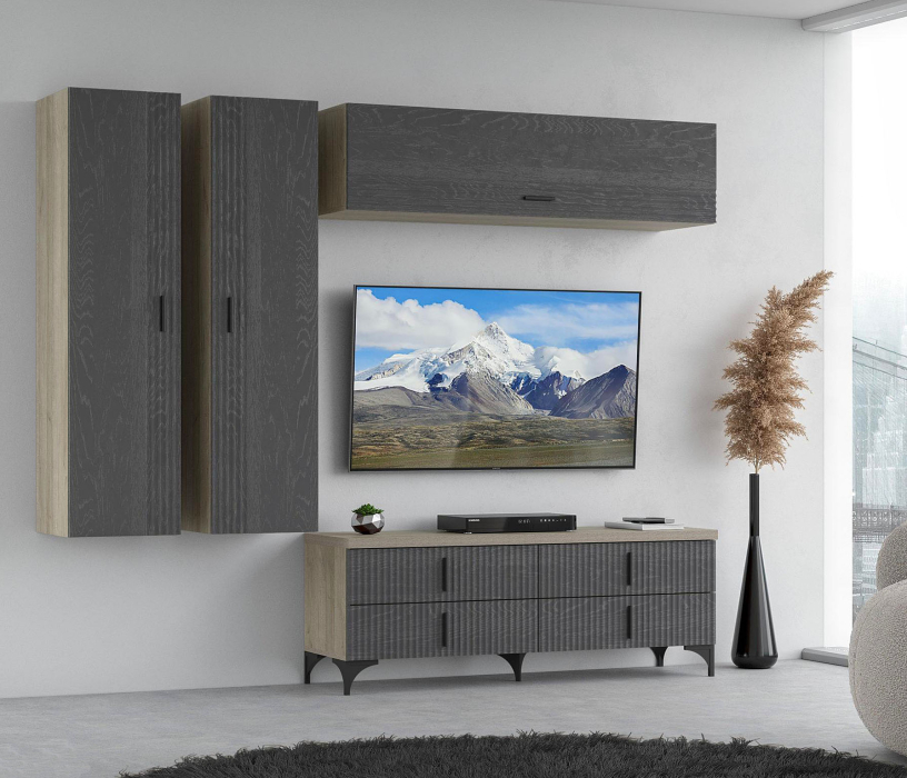 Шер, дуб серый, айронвуд серебро