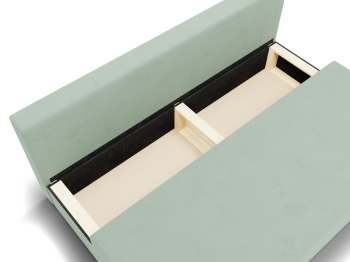 Прямой диван Сияние,еврокнижка,велюр