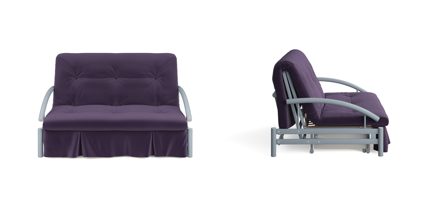Большие диваны, Диван-кровать Роджер Комфорт фиолетовый