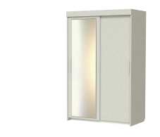 Шкафы-купе 2-х дверные, Шкаф-купе шк-18 двухдверный с зеркалом