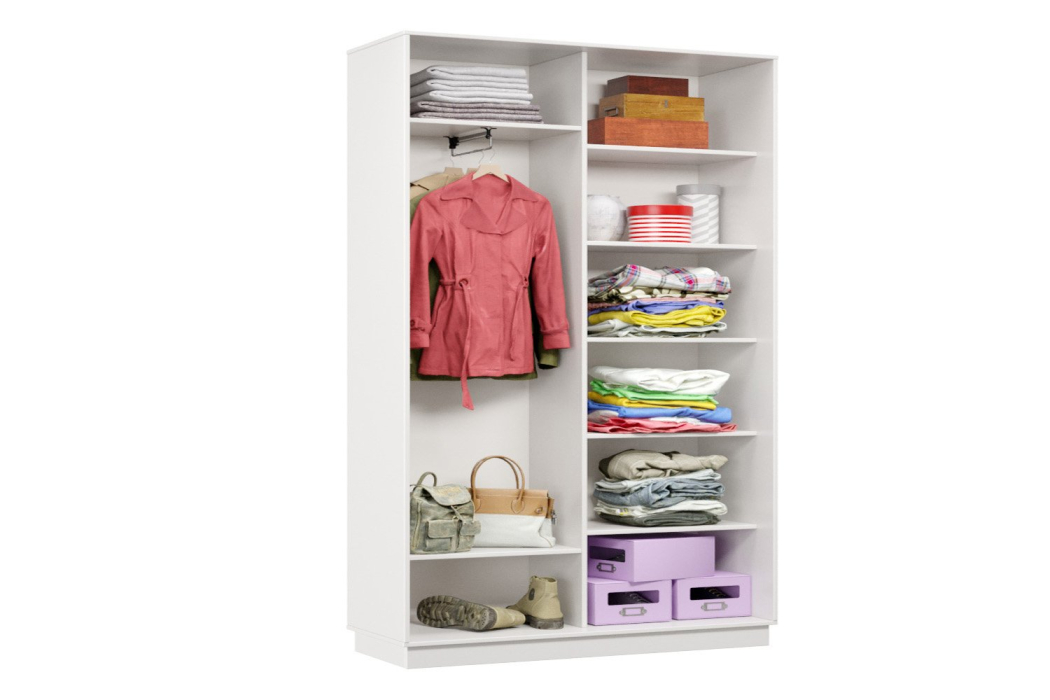 Шкафы-купе 2-х дверные, Шкаф-купе Премьер Лайт МИНИ 03 (04;04) двухдверный