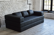 Диваны угловые в гостиную, Диван Капитон, экокожа