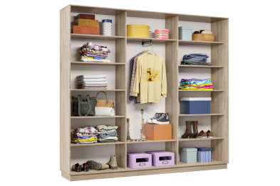 Шкаф-купе Премьер Лайт 61 (08;05;08) трехдверный