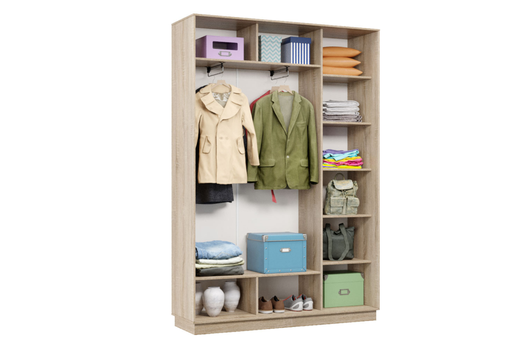 Шкафы-купе, Шкаф-купе Премьер Лайт 09 (08;08) двухдверный