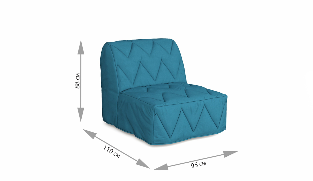 Кресла-кровати, Кресло-кровать Вилли голубой