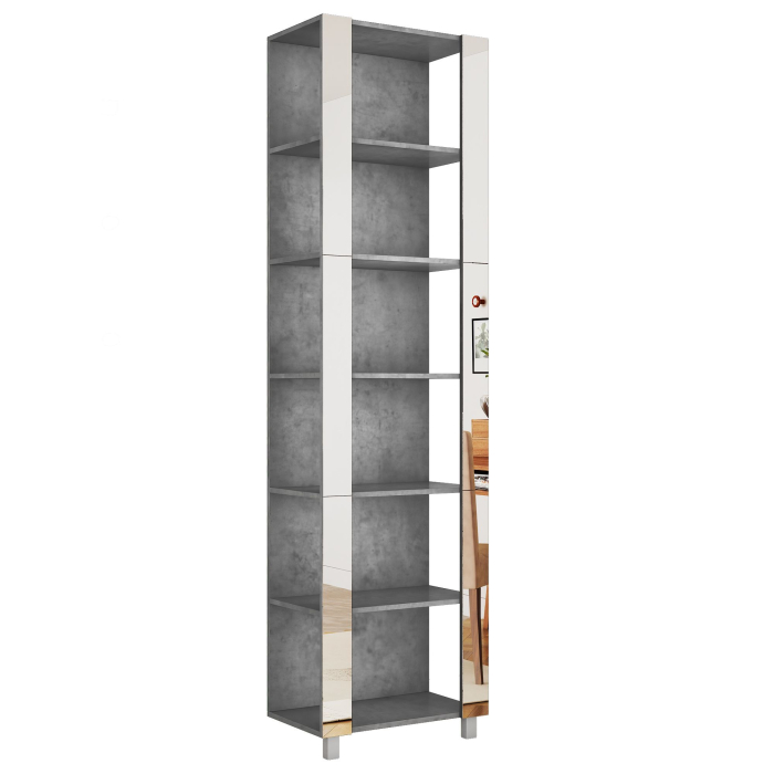 Открытые, Стеллаж модульный Универсальный 35х44х220 Зеркало