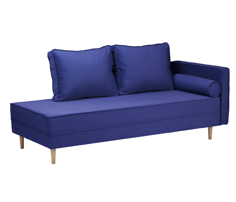 Дизайнерские диваны для гостиной, Диван - кушетка Блюз, велюр