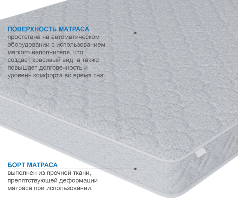 Другие размеры, Матрас Классик-Кармен 1200х2000