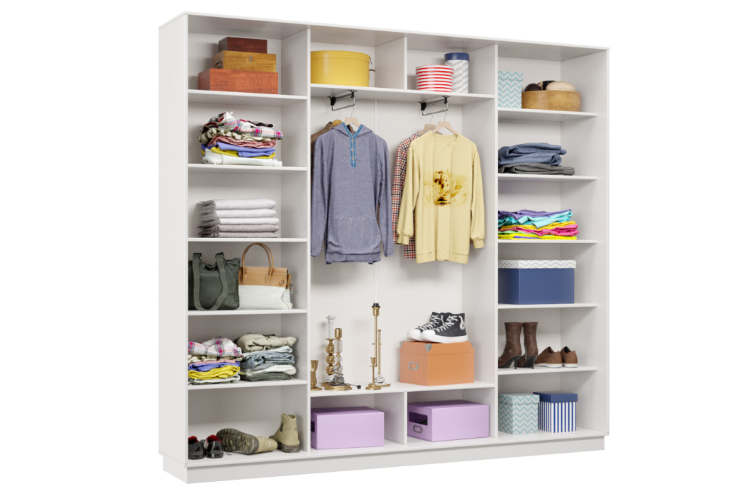 Шкафы-купе 3-х дверные, Шкаф-купе Премьер Лайт 63 (01;02;01) трехдверный