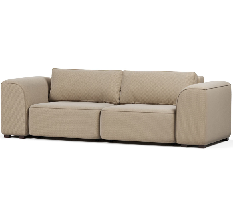 Диваны прямые, Диван-кровать еврокнижка Сиэтл со ступеньками