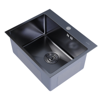 Кухонные мойки, Мойка настол.монтаж 53х43 (3,0) с сифоном