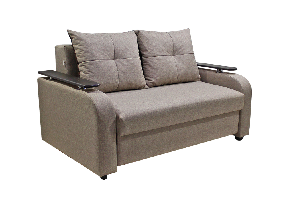 Диваны прямые со спальным местом, Диван Лайт, 140, рогожка тесла