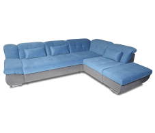 Диваны угловые в гостиную, Угловой диван-кровать Лостон, Правый велюр