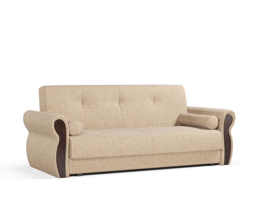 Диваны книжки, Диван-кровать прямой Делюкс книжка, рогожка