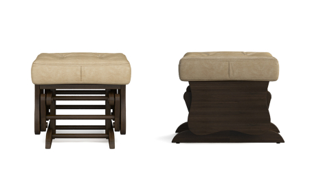 Пуф-качалка Джильо Дуб темный — бежевый