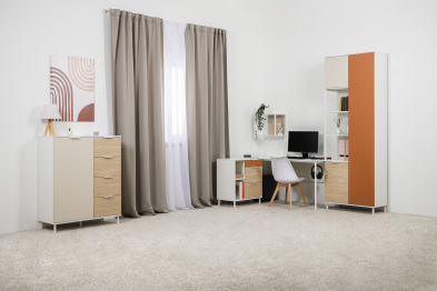 Тумба Марвэл 16.160, белый, плэйн, безмолвная пустыня