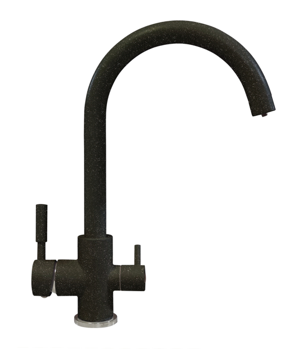 Смесители, Смеситель кухонный Элара Дуо POLYGRAN