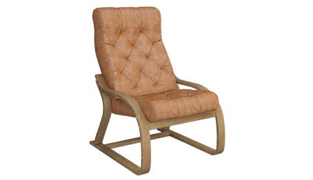 Кресло Салина Люкс Светлый орех — светлокоричневый