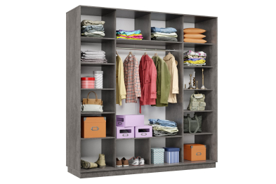 Шкаф-купе Премьер 36 (01РЧ;01РЧ;01РЧ) фасады ромб чёрный/трёхдверный/Профиль чёрный муар