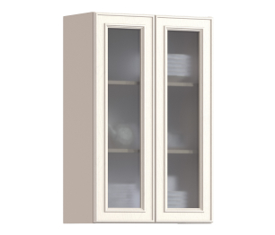 Классика шкаф навесной со стеклом 2 дв 60х93 см