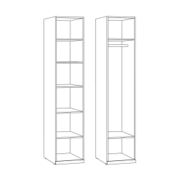 Шкаф-пенал Амьен 16.309.01