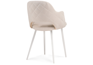 Стул Гутрид прошивка ромбы сзади (Белый)