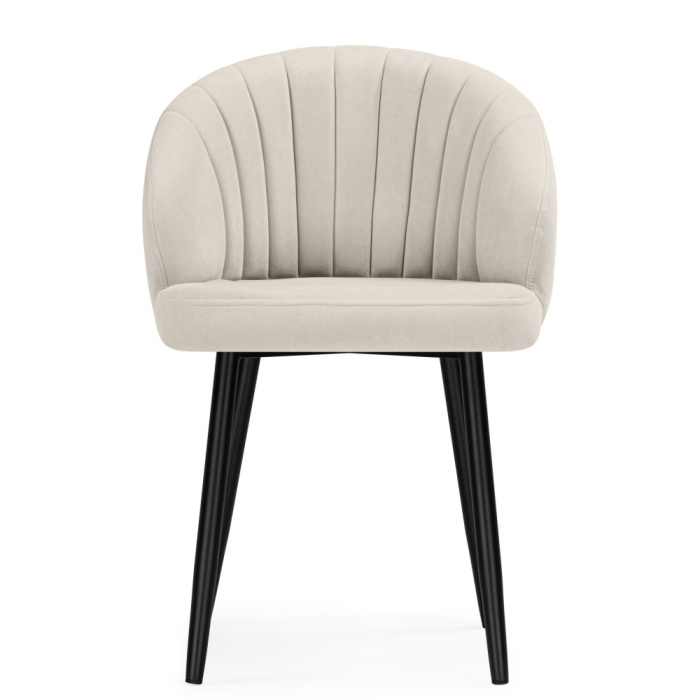 Стулья, Стул на металлокаркасе Бэнбу некрутящийся marseille (чёрный)