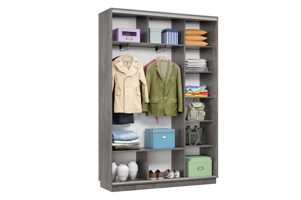 Шкафы-купе, Шкаф-купе Премьер Лайт 11 (05;05) двухдверный