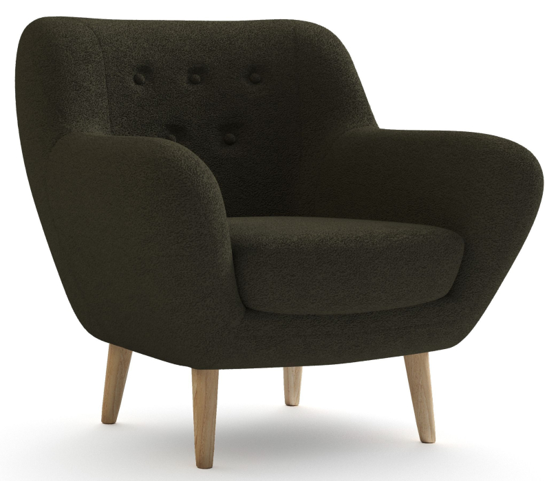 Кресло для отдыха, Кресло Элефант мягкое, Искусственный мех