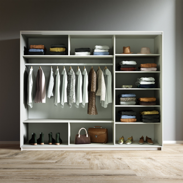 Шкафы-купе 3-х дверные, Шкаф-купе Экспресс 3-х дверный Фотопечать Шары Стекла 240х60х240