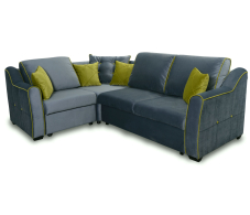 Диваны угловые в гостиную, Угловой диван-кровать Адонис велюр