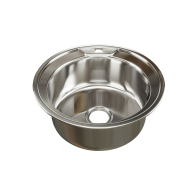 Кухонные мойки, Мойка круг d 51 (0,8) с сифоном  ДЕКОР
