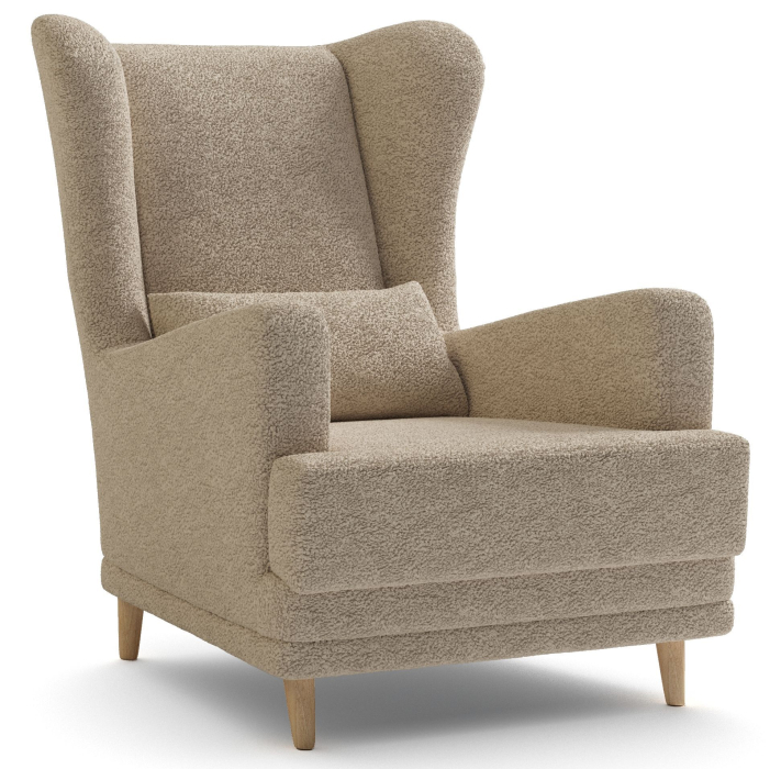 Кресло для отдыха, Кресло Барон для отдыха, Искусственный мех