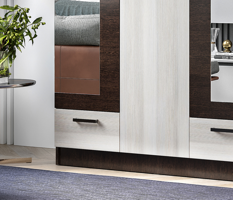 Для одежды, Распашной шкаф Адель 1,2м