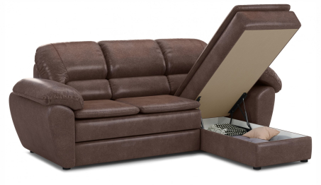 Бергамо угол правый с оттоманкой