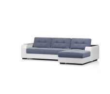 Диваны угловые, Диван-кровать угловой дельфин Брюссель,велюр+экокожа