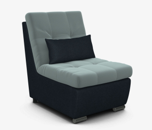 Кресло-кровать Аджио велюр + рогожка