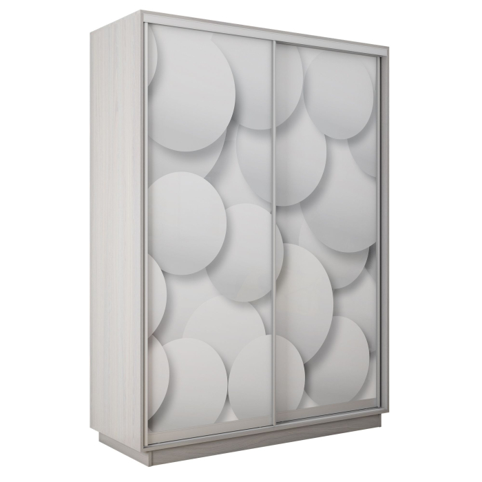 Шкафы-купе 2-х дверные, Шкаф-купе Экспресс 2-х дверный Фотопечать Шары Стекла 160х45х240