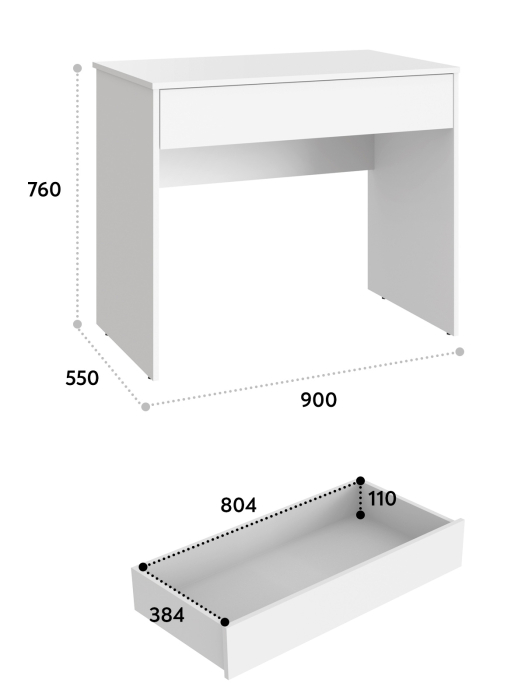 Прямые, Стол Оскар ОС-25