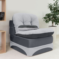 Детские диваны, Бескаркасное кресло-кровать Клиффорд 900*950мм  велюр