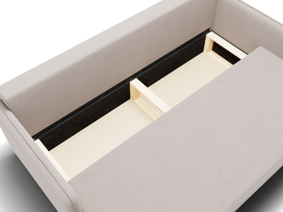 Диваны кровати со спальным местом, Прямой диван Санти,еврокнижка,велюр