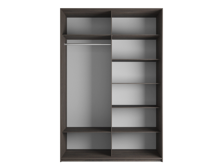 Шкафы-купе 2-х дверные, Шкаф-купе Эста 2-х дверный Стекла пудра/Доводчик 200х66х240