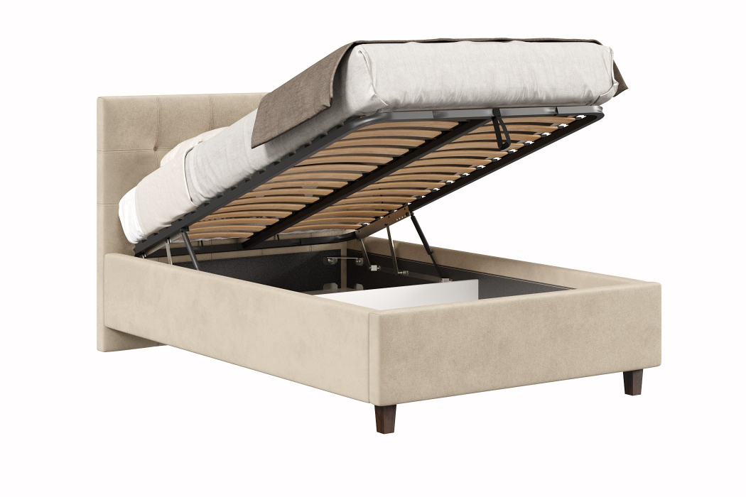 Мягкая кровать, Кровать Турин 1200 с подъёмным механизмом