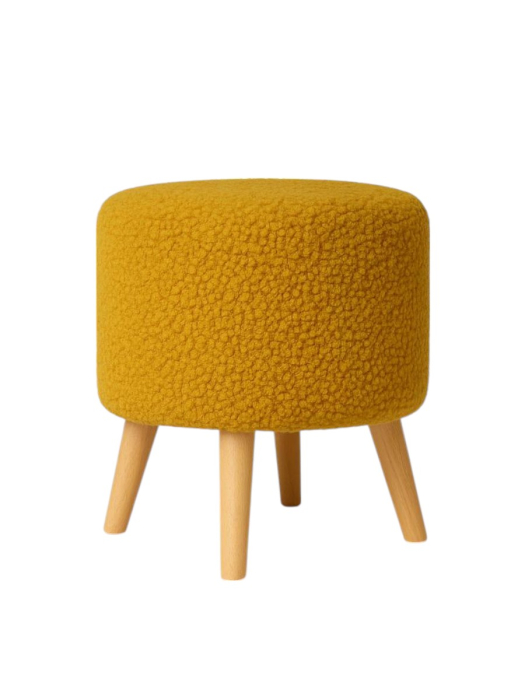 Пуф в прихожую, Пуф Лаки,букле